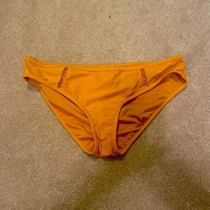 Orange bikini bottoms. WORN ONCE